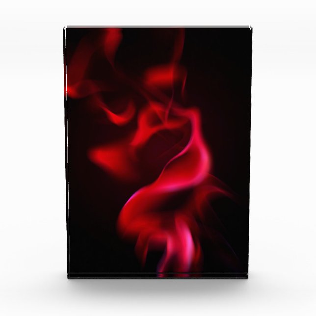 Abstract flame photo block (Front)