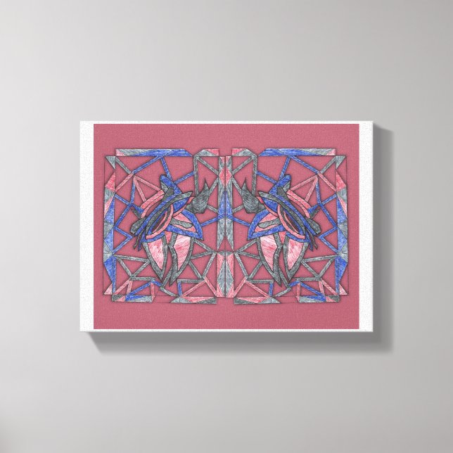 Abstract Flame Weaver Canvas (Front)