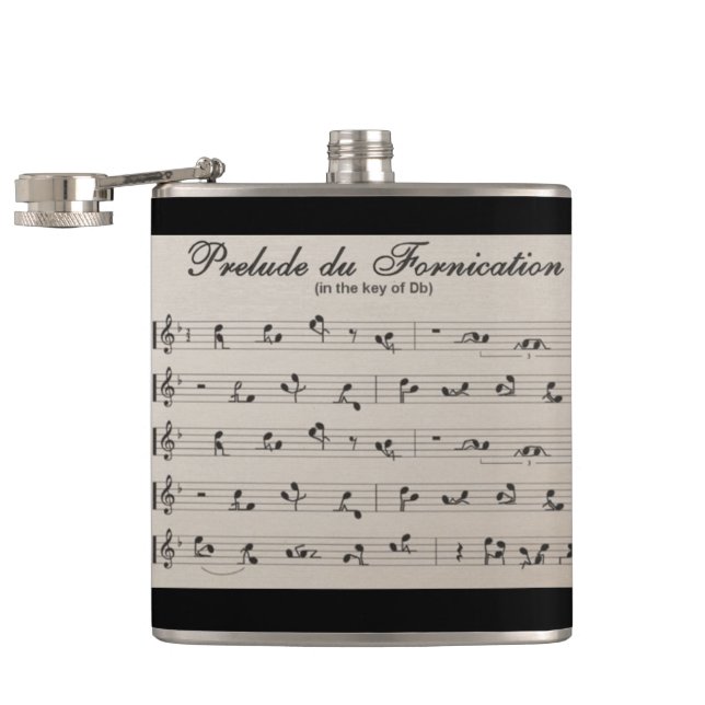 Abstract Flask wrapped in Vinyl (Opened)