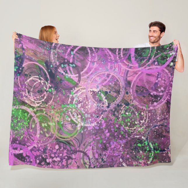 Abstract  fleece blanket (In Situ)