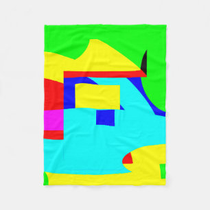 Abstract Fleece Blanket
