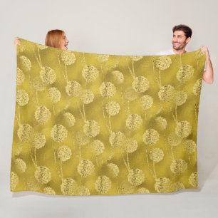 Abstract floating dots - seamless pattern 1 fleece blanket