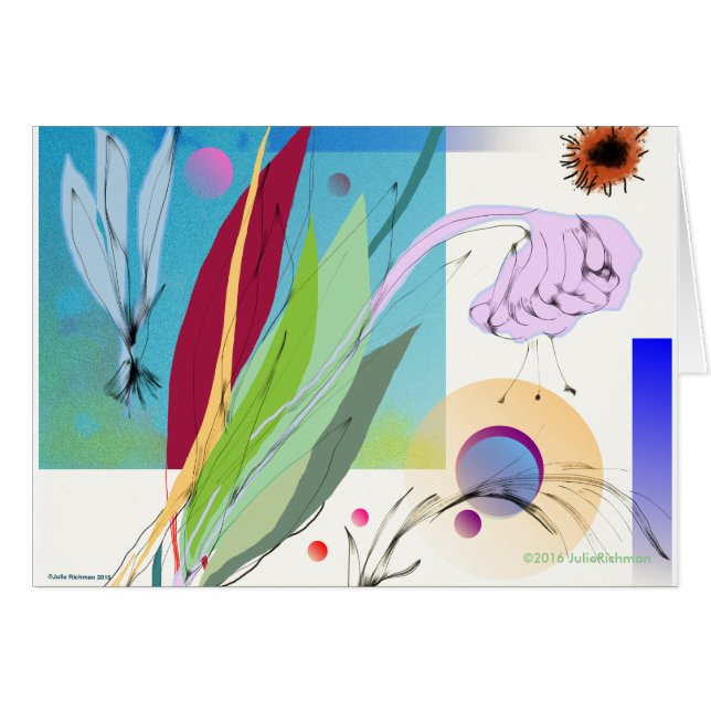 Abstract Floral Arrangement (Front Horizontal)