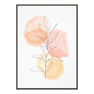 Abstract floral art Photo Print