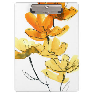 Abstract floral background clipboard