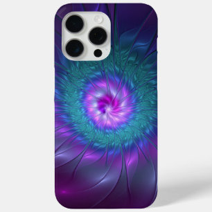 Abstract Floral Beauty Colourful Fractal Art Flowe iPhone 15 Pro Max Case