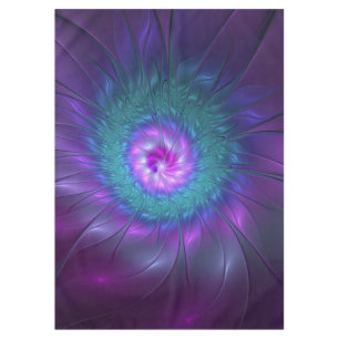 Abstract Floral Beauty Colourful Fractal Art Flowe Tablecloth