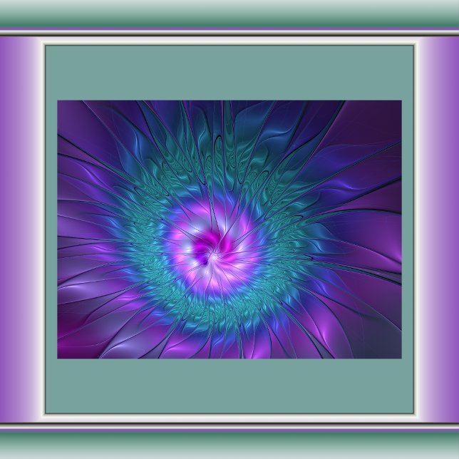 Abstract Floral Beauty Colourful Fractal Art Flowe Tissue Paper (Creator Uploaded)