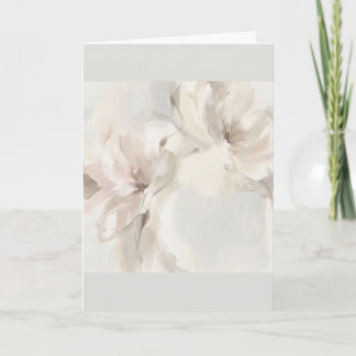 "Abstract Floral" Card