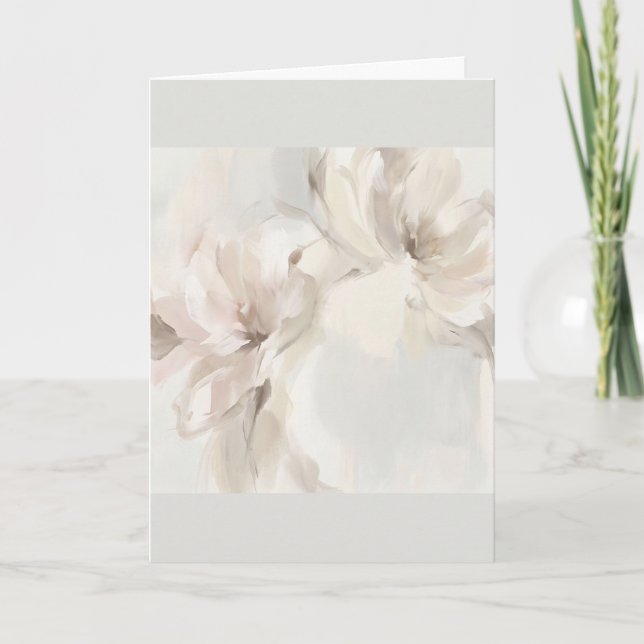 "Abstract Floral" Card (Front)