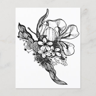 Abstract Floral Coloring Sheet