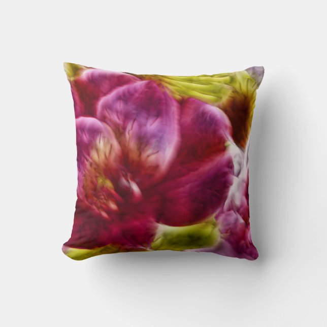 Abstract Floral Cushion (Front)