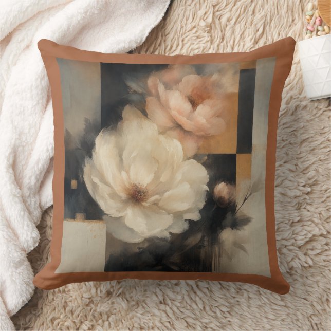 "Abstract Floral" Cushion (Blanket)