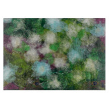 Abstract floral cutting board 