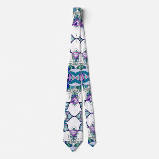 Abstract Floral Design on Tie