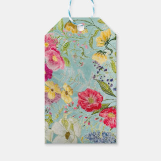 Abstract Floral Gift Tags