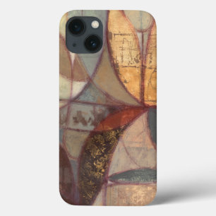 Abstract Floral Leaf Painting by Norman Wyatt iPhone 13 Case