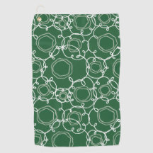Abstract Floral Matrix (Dark Green) Fine Art