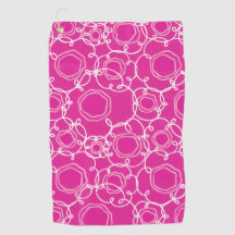 Abstract Floral Matrix (Hot Pink) Fine Art