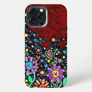 Abstract Floral Modern Inspirivity iPhone Case