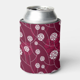 Abstract floral pattern can cooler