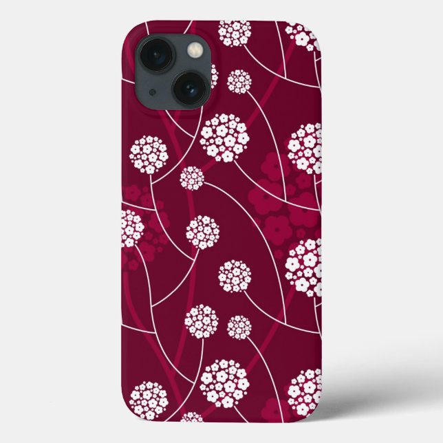 Abstract floral pattern Case-Mate iPhone case (Back)