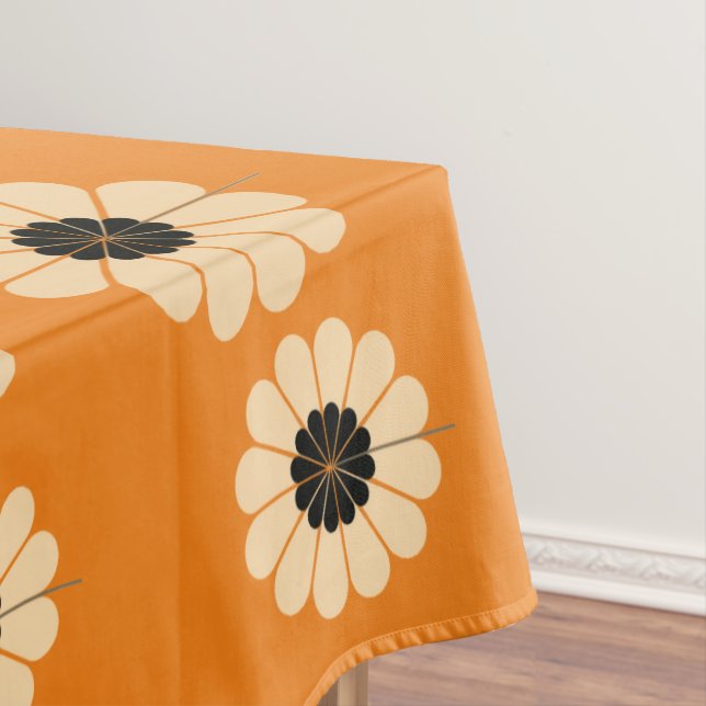 Abstract Floral Pattern Tablecloth (In Situ)