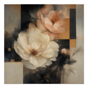 "Abstract Floral" Poster