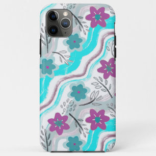 Abstract Floral Retro Swirls Case-Mate iPhone Case