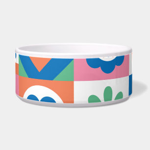 Abstract Floral Scandinavian Folk Pattern
