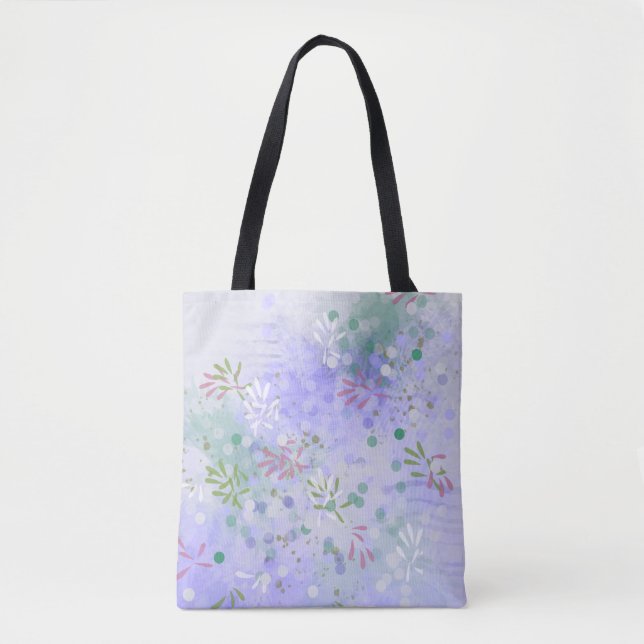Abstract floral Spring flowers Tote Bag (Front)