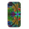 Abstract Floral Stained Glass Pattern