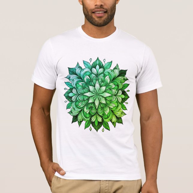Abstract Floral T-Shirt (Front)