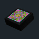 Abstract Floral Trinket Box<br><div class="desc">I love these boxes and have a few myself. This one is going to be a gift matching a candle I just posted. I need to start designing more of these. I've been so busy in other categories, and I just love this, so ... .. as time passes, I'll design...</div>