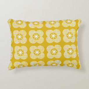 Abstract floral vintage pattern. Nordic style. Vin Decorative Cushion