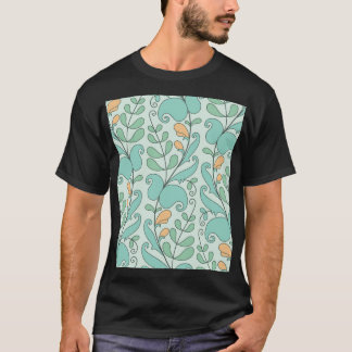 Abstract Floral: Vintage Seamless Pattern T-Shirt