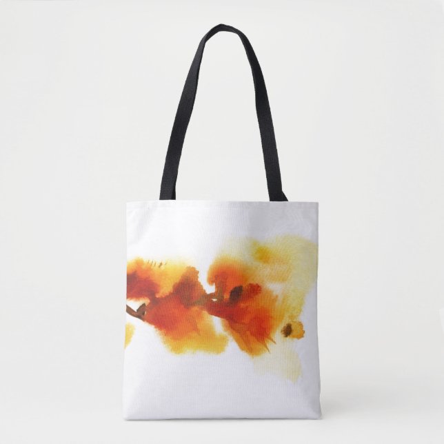 Abstract floral watercolor paintings 2 tote bag (Front)
