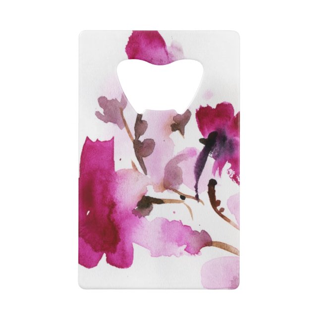 Abstract floral watercolor paintings 4 (Front)