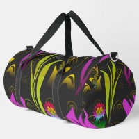 Abstract Floral with Spirals 1