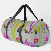 Abstract Floral with Spirals 2