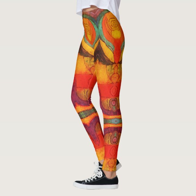Abstract Flow Leggings (Left)