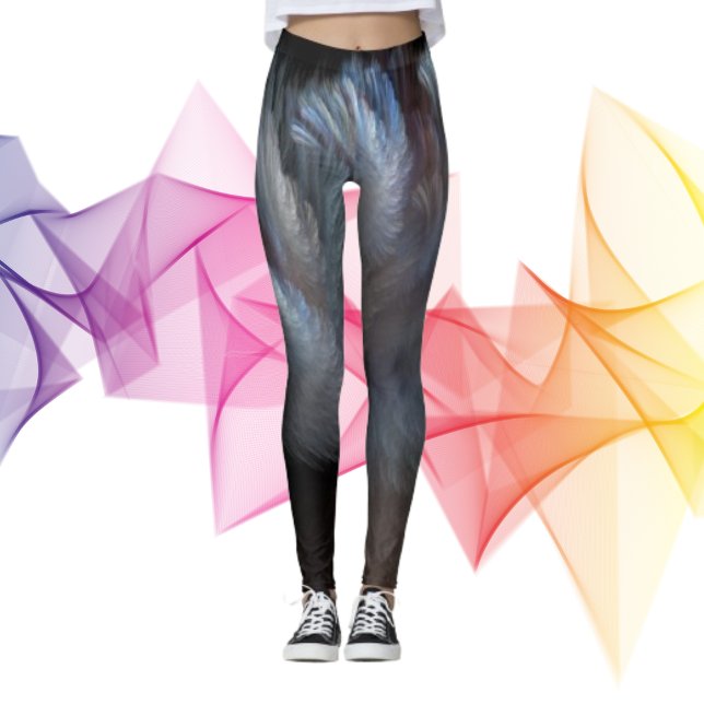  Abstract Flow  Leggings (Creator Uploaded)