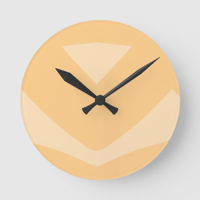 abstract flow round clock (Front)