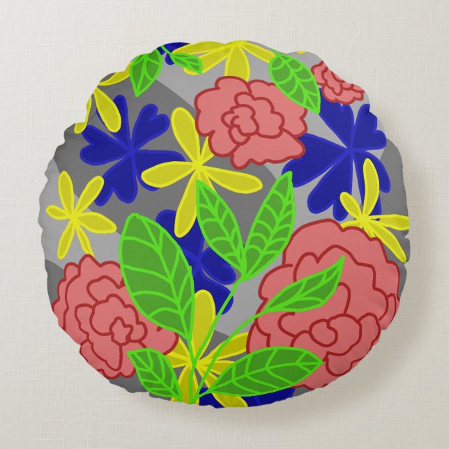 abstract flow round cushion (Front)
