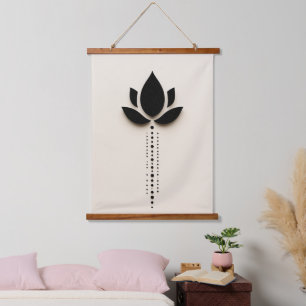 Abstract Flower Art Hanging Tapestry