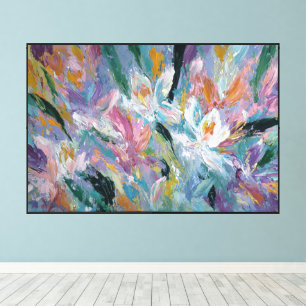 Abstract Flower Canvas Prints – Contemporary Flora
