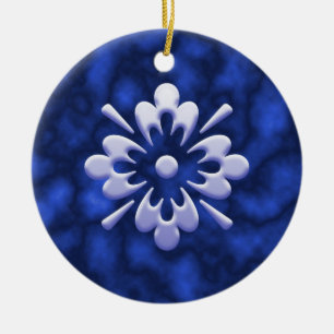 Abstract Flower Ceramic Tree Decoration