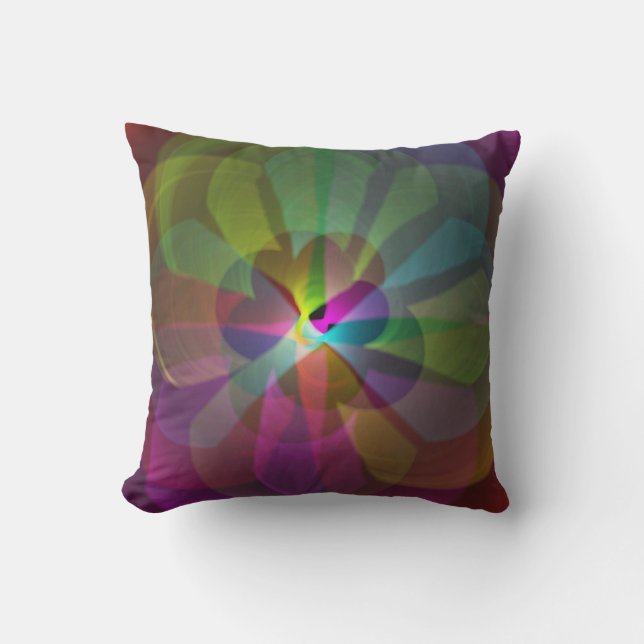Abstract flower cushion (Front)