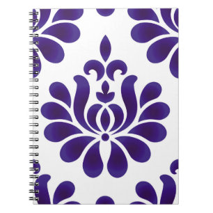 Abstract flower decorative ornament background dam notebook