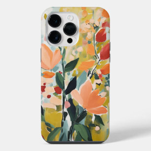 Abstract Flower Design Floral Artistic iPhone 14 Pro Max Case